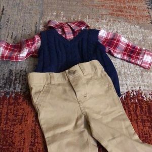 (4for$15) 3-6M boy outfit